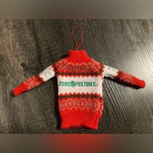 Zero foxtrot Christmas sweater ornament